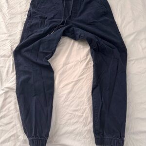 GAP Blue Jogger Sweatpants Elastic Cuffs
